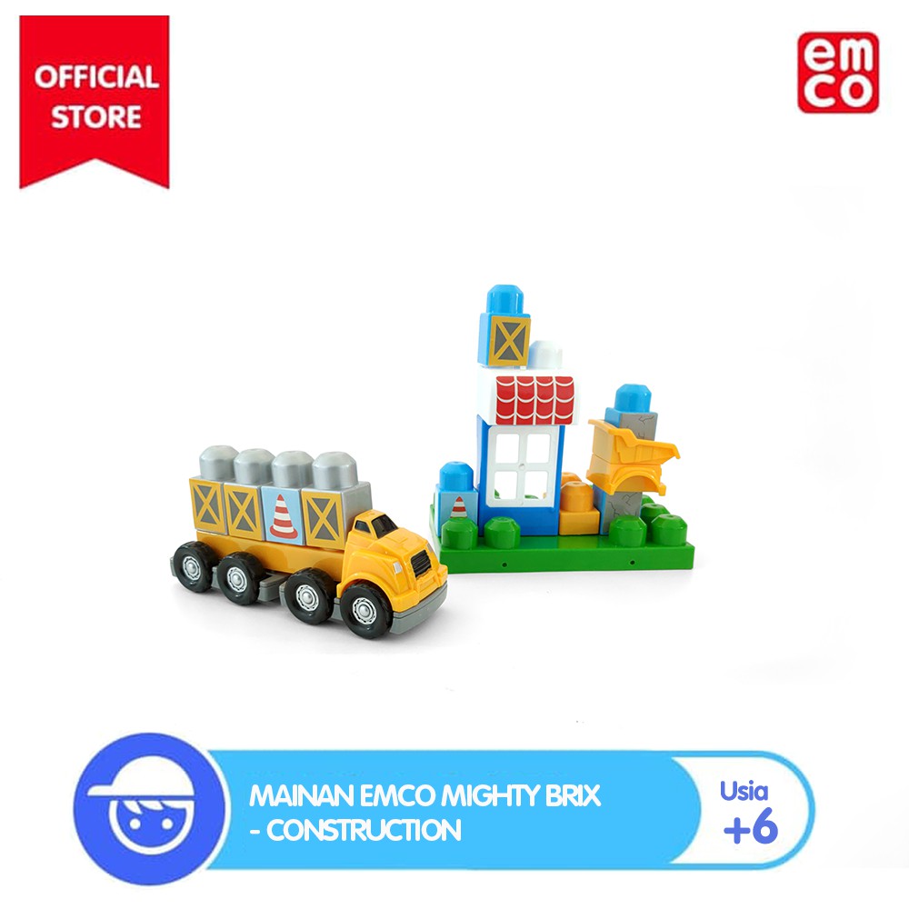 Mainan Emco Mighty Brix - Construction