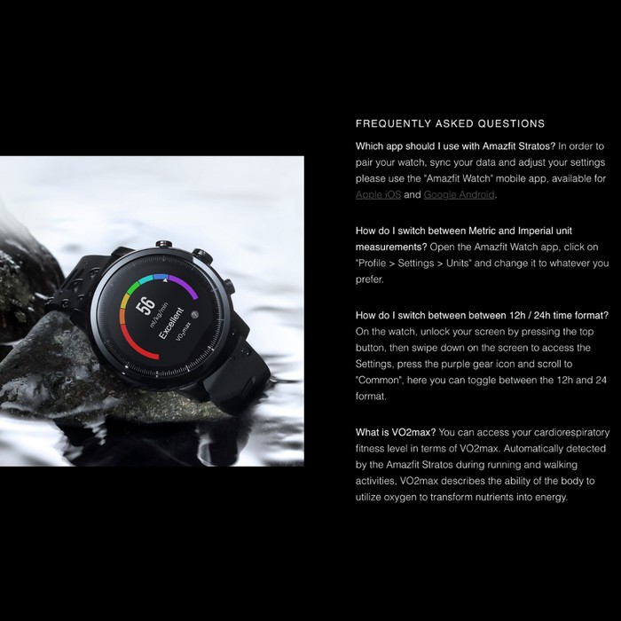 vo2 max amazfit stratos