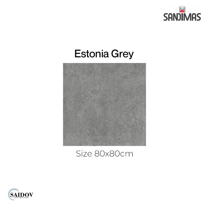 Jual Granit Sandimas Estonia Grey 80x80 Shopee Indonesia