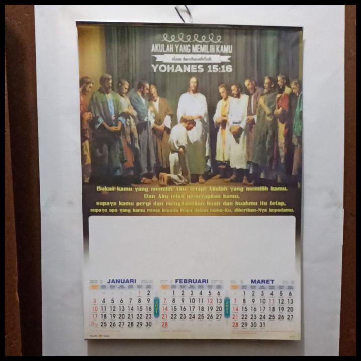 

Sp Kalender 2021 Rohani 38 X 54 Cm 4 Lembar