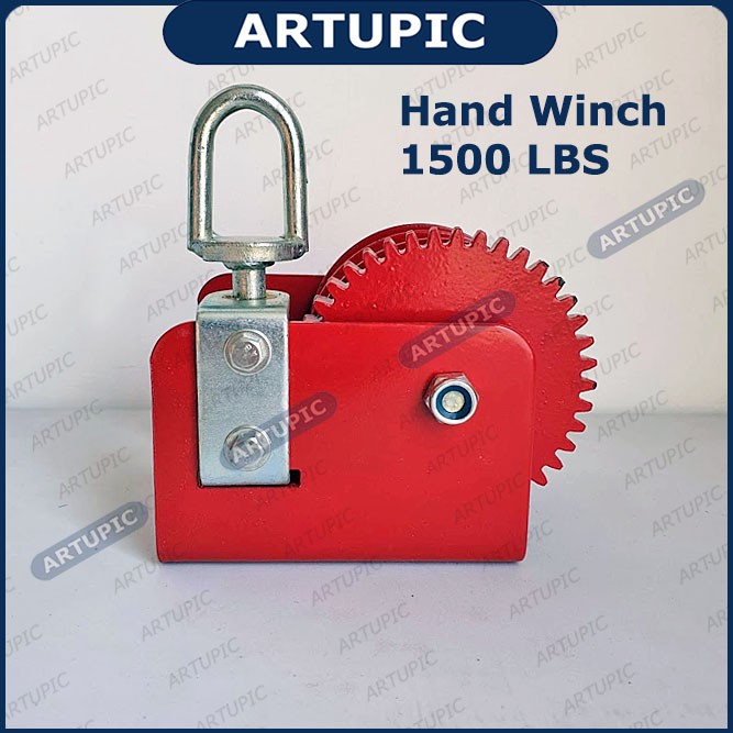 Hand Winch 1500 LBS Handwinch Katrol Kerekan Tangan Pengatur Jalur Nipple