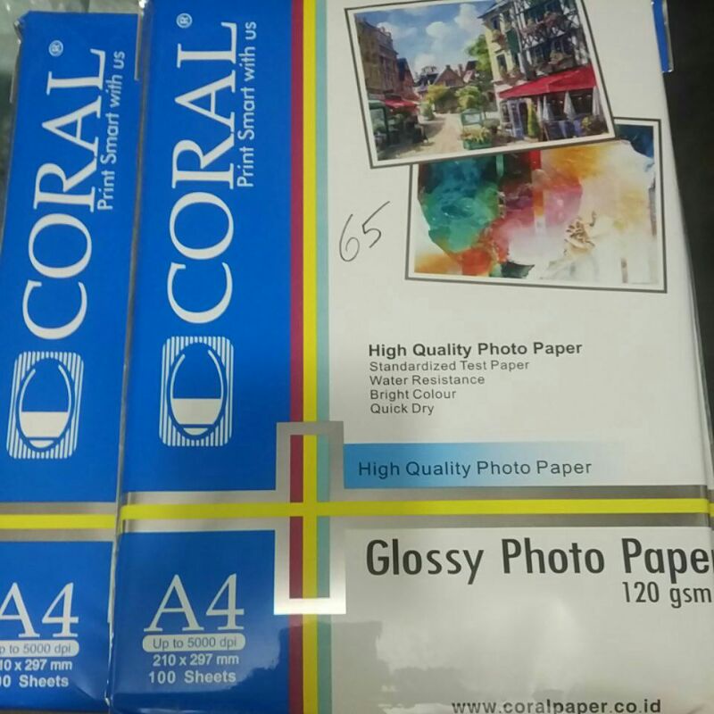 

Grossy photo paper 120 gsm