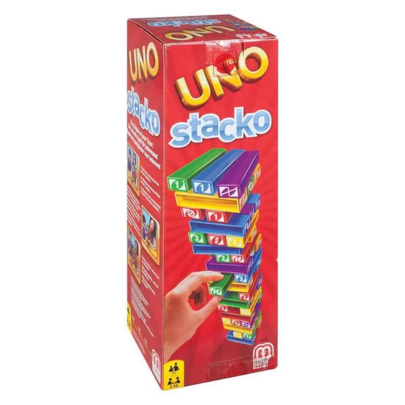 UNO STACKO / MAINAN BALOK SUSUN TOWER STACKO / BOARD GAMES UNO STACKO