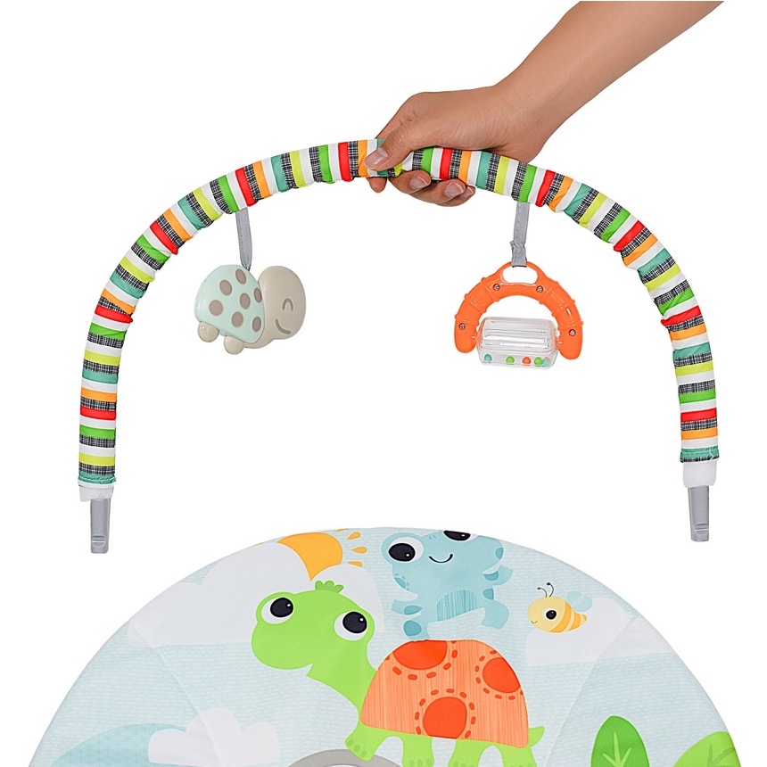 MASTELA Baby Bouncer 1 Recline BLUE- GIRAFFE - 6703-6