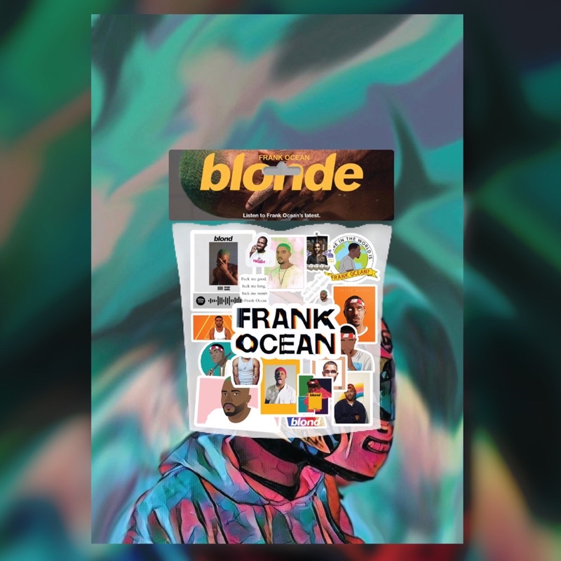 

[19 PCS STICKERS] Stickers Frank Ocean untuk laptop, hp, dll sudah dicutting