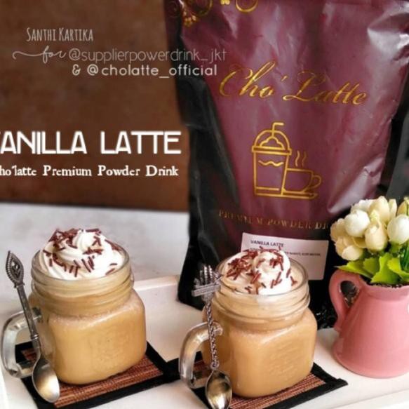 

BRANDS FESTIVAL VANILLA LATTE Cholatte Premium Powder Drink Bubuk Minuman Enak Rasa Vanilla Latte