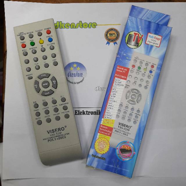 Remote TV Polytron Tabung crt remot digitec 525