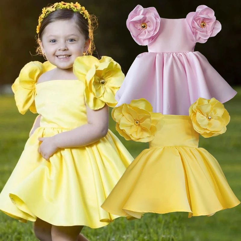 NEW MODEL !! gaun yulia dress bayi neychan baju pesta anak