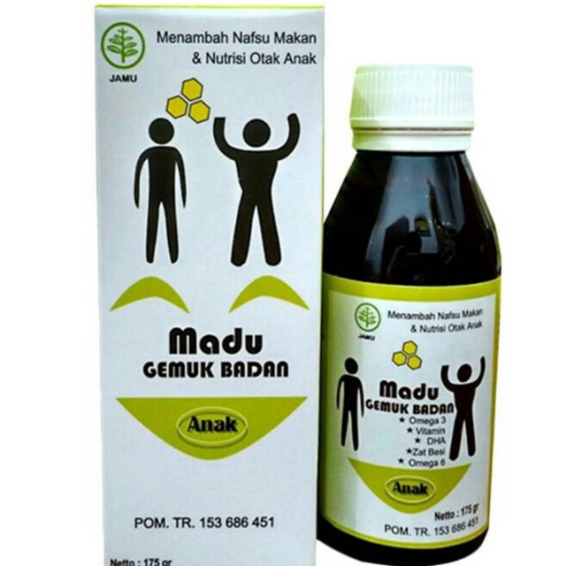 250gr S004 Madu Gemuk Anak Bpom Halal Original 100 Indonesia