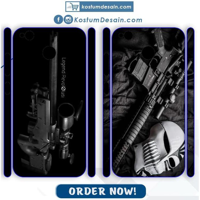 Custom Case 3D Awm Sniper & Riffle | Aksesoris Hp Premium