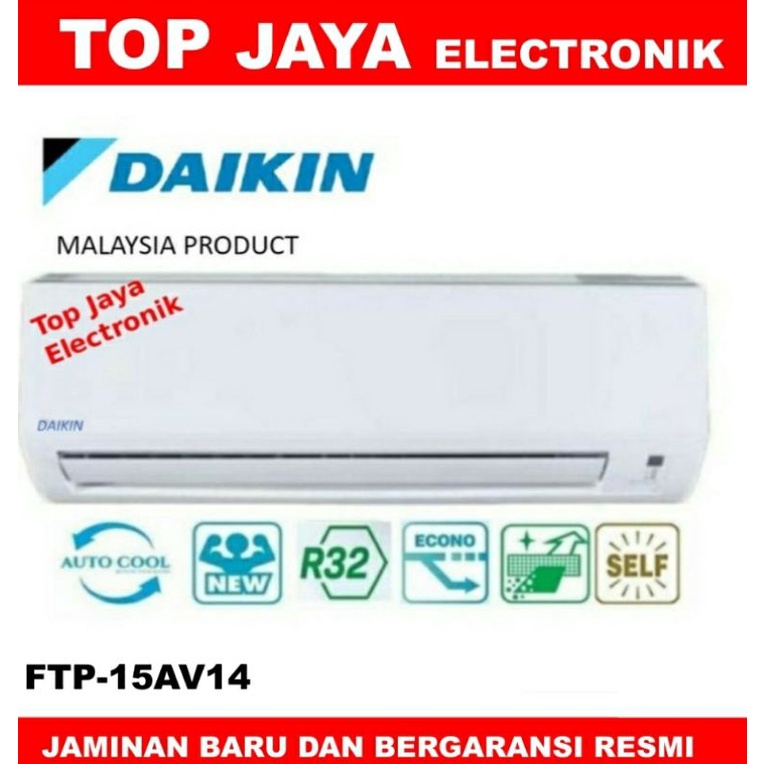 AC DAIKIN 1/2PK MALAYSIA BARU BERGARANSI RESMI