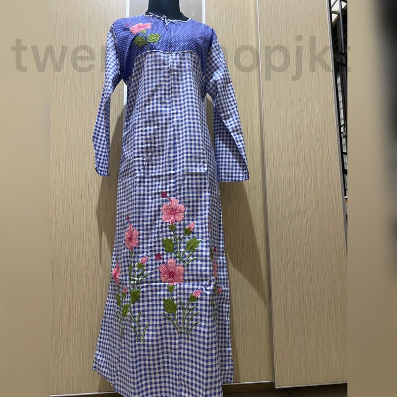 DASTER LENGAN PANJANG SIZE L MERK OMAH DASTER EVA