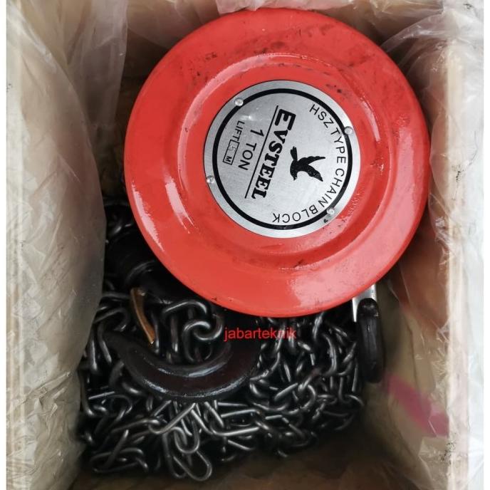 CHAIN BLOCK 1 TON 5 METER TAKEL KATROL KEREKAN 1 TON 5 METER