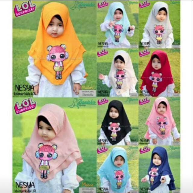 Jual Jilbab/hijab/kerudung Anak LOL Led (bs Nyala) Indonesia|Shopee ...