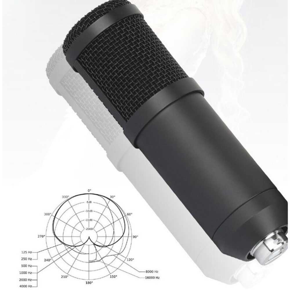 SZKOSTON Microphone Condenser USB for Computer Karaoke Mikrofon BM800