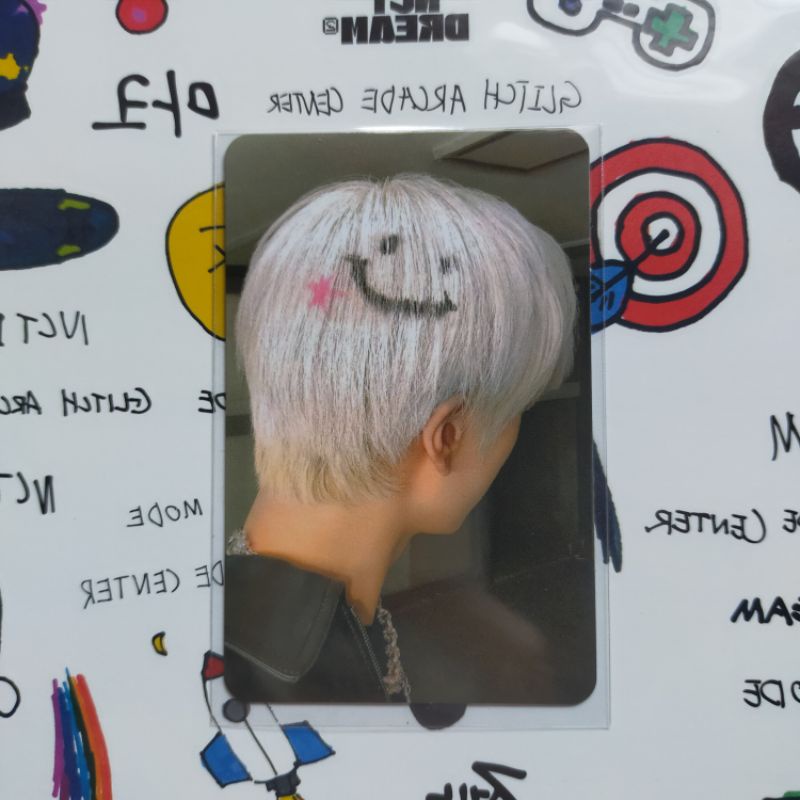 Jisung Trading Card Selca A Glitch Mode Kumon Smile Logo