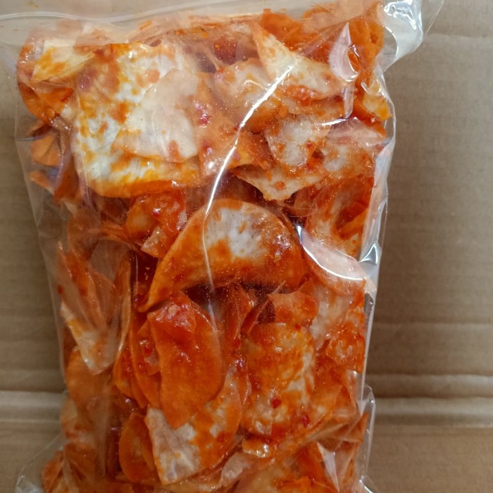 

Keripik Singkong Balado - Keripik Balado Pedas Manis - APS