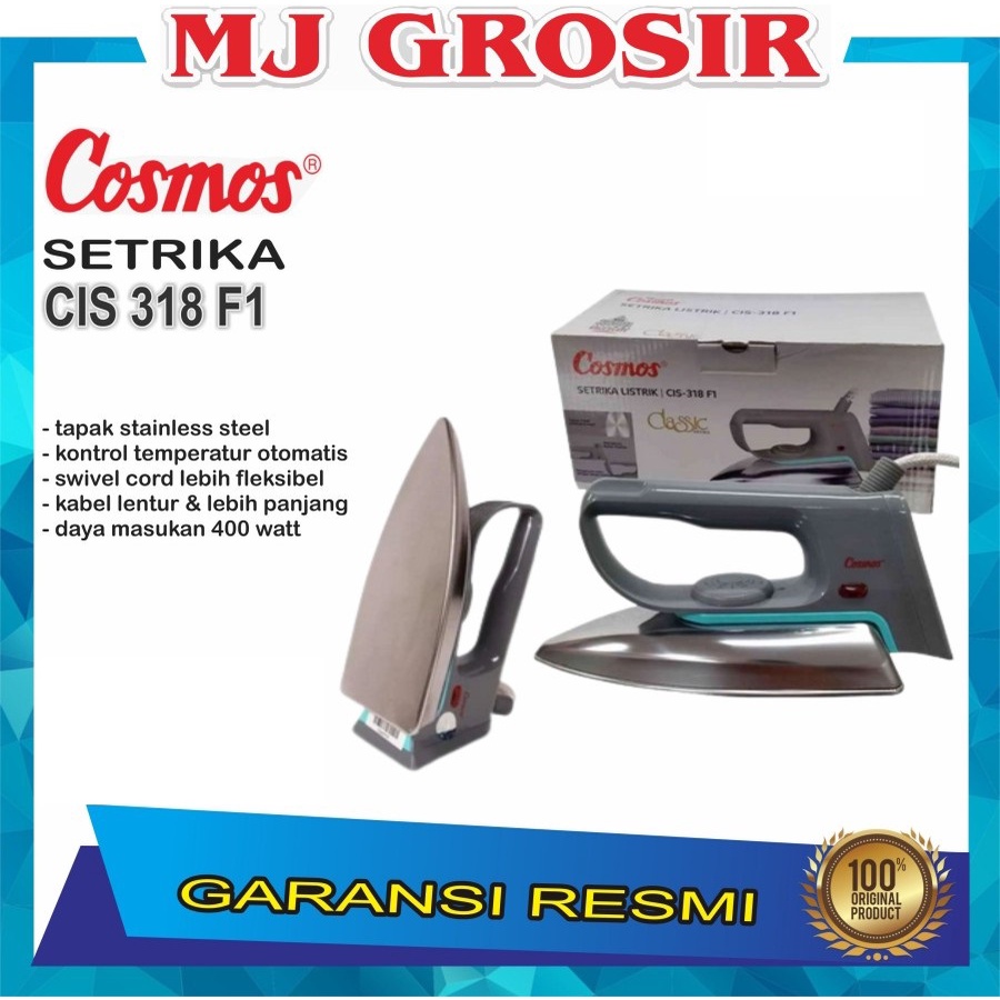 PROMO SETRIKA COSMOS CIS 318 F1 CIS318F1 STAILESS STEEL