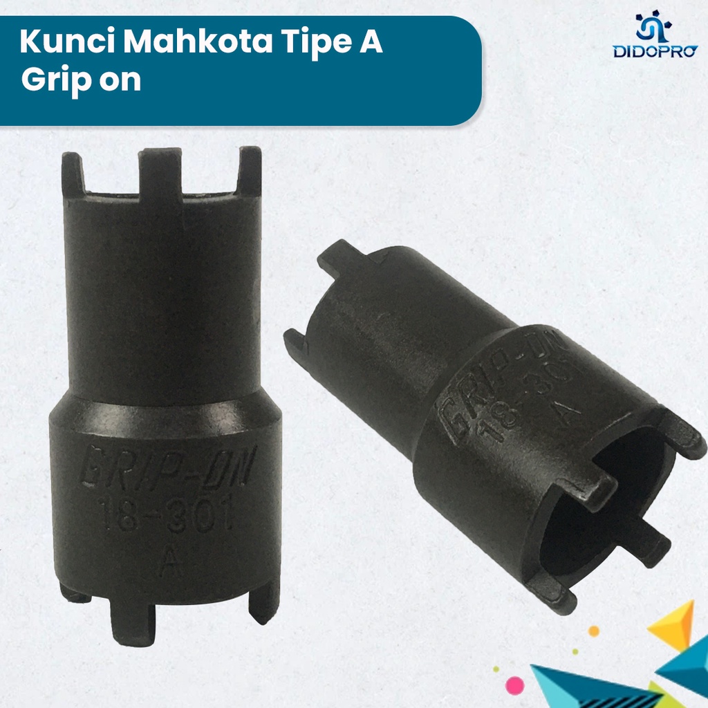 Kunci Mahkota Type A Double Crown Socket Kunci Sok Mahkota GRIP ON / GRIP-ON