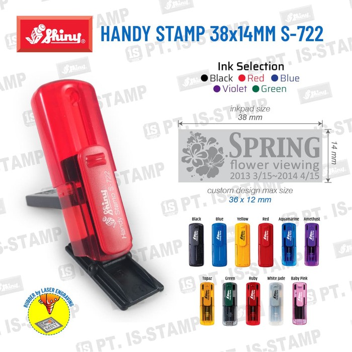 

Unik S 722 Stempel Shiny Self Inking Murah