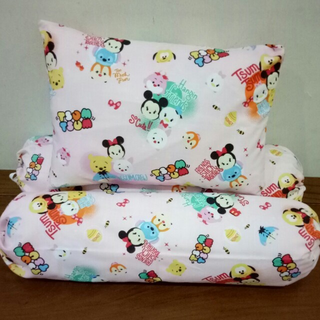 Cod Sarung bantal / guling ecer / 1 set dewasa