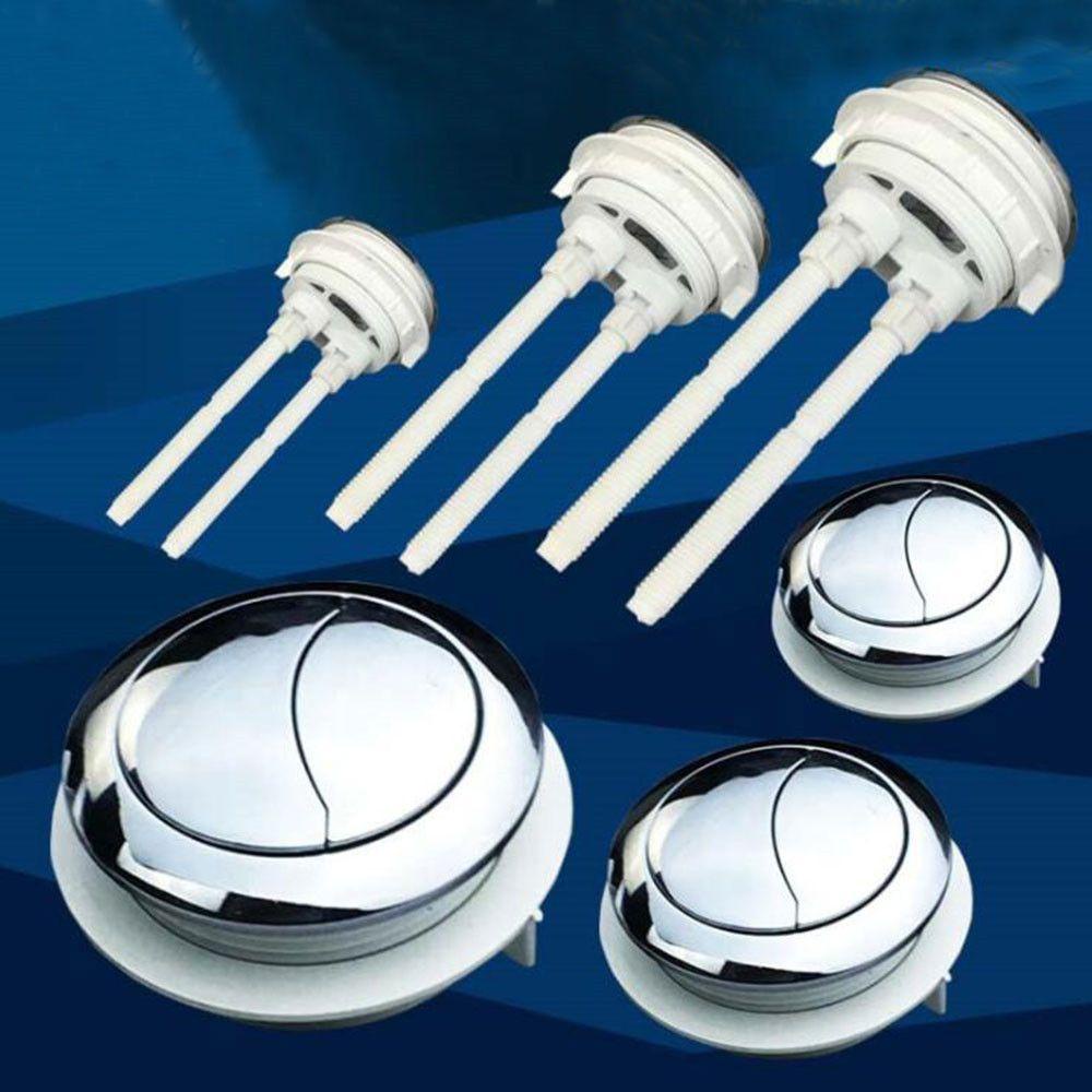 Suyo Alat Siram Tombol Tangki Air Commode Button Cistern Lid Rod Plastic Dual Flush