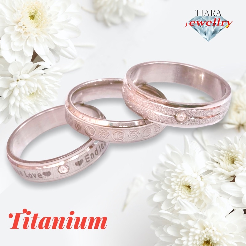 cincin titanium//cincin ring//titanium//cincin kawin//cincin couple