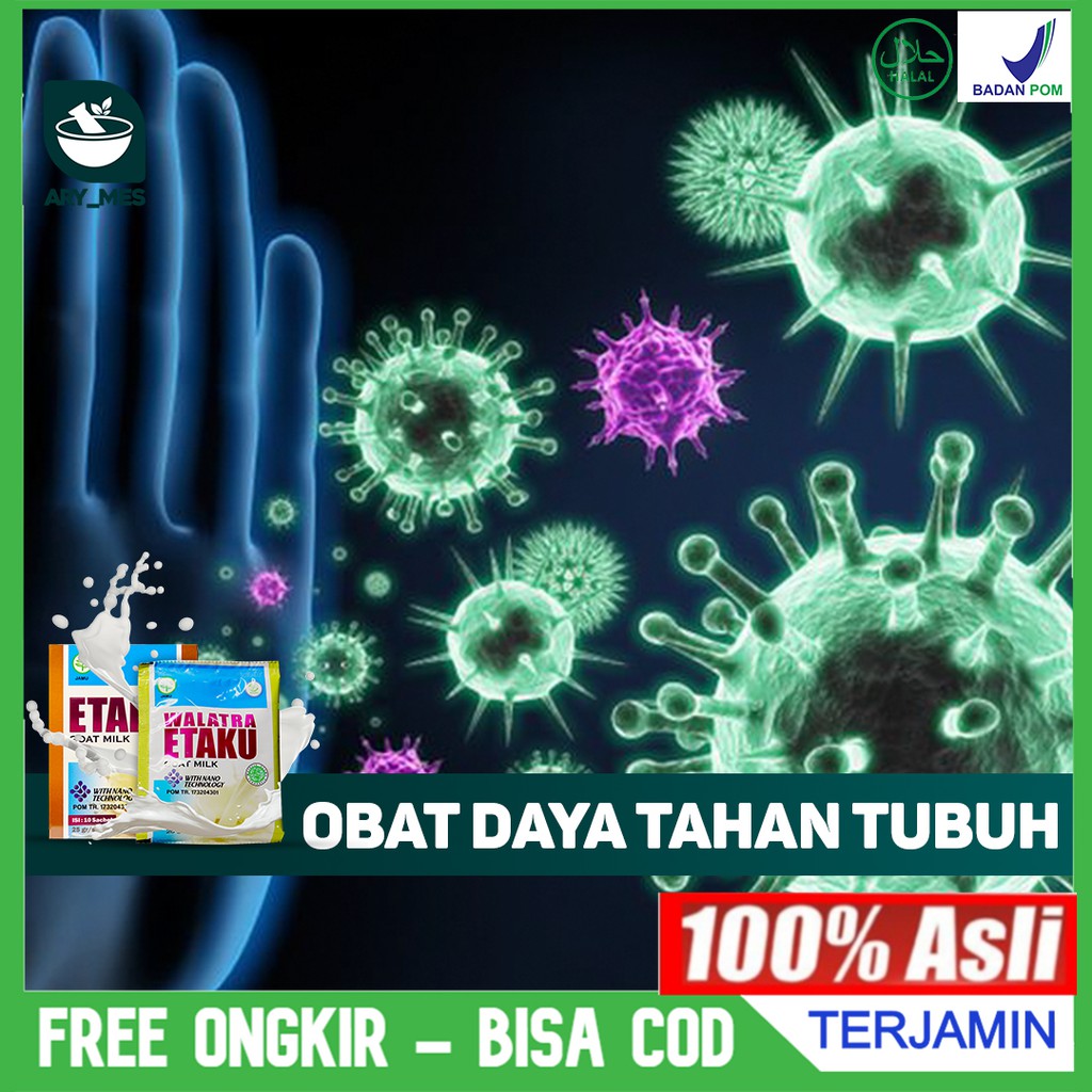 

Obat Penambah Daya Tahan Tubuh - Sistem Imun - Anti Virus - Imunitas Kekebalan Tubuh ETAKU Goat Milk