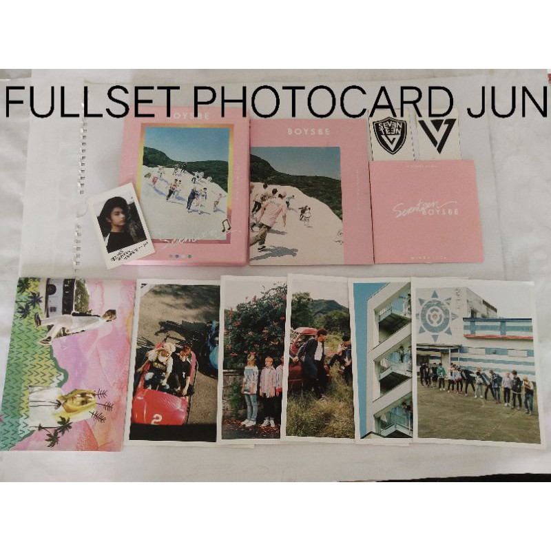 ❌BOOKED❌ Album Seventeen BoysBe Hide ver pc photocard jun svt boys be mingyu wonwoo full set hoshi v