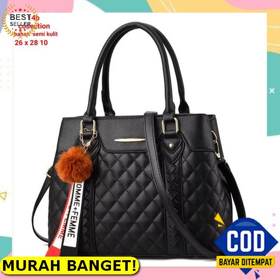 Top Brand Tas Pesta Kondangan Wanita Terbaru Import Tas Cewek Kekinian Ibu Ibu Hand Bag Jinjing Mura