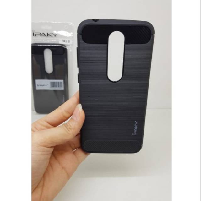 iPaky Carbon Nokia 6.1 Plus 6.1+ 5.8" Soft Case NOKIA X6 Slim Fit Nokia 6.1 Plus Softcase Nokia 6.1+