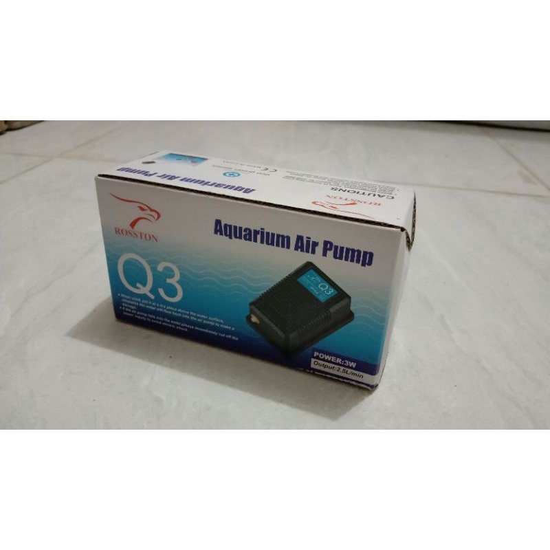 AIRPUMP ROSTON AIRATOR GELEMBUNG UDARA MESIN OKSIGEN AQUARIUM IKAN HIAS  SATU LUBANG TERMURAH BARU