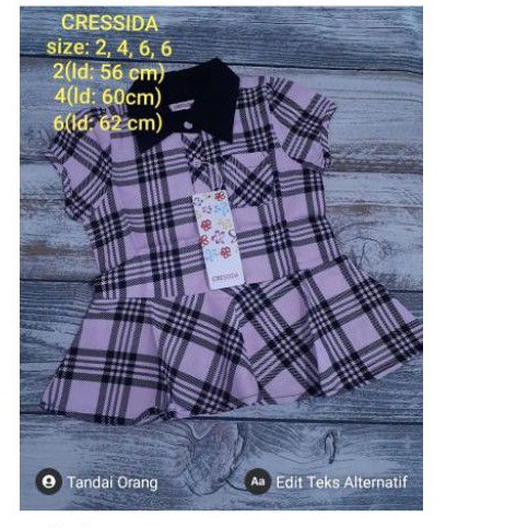 atasan tunik cressida