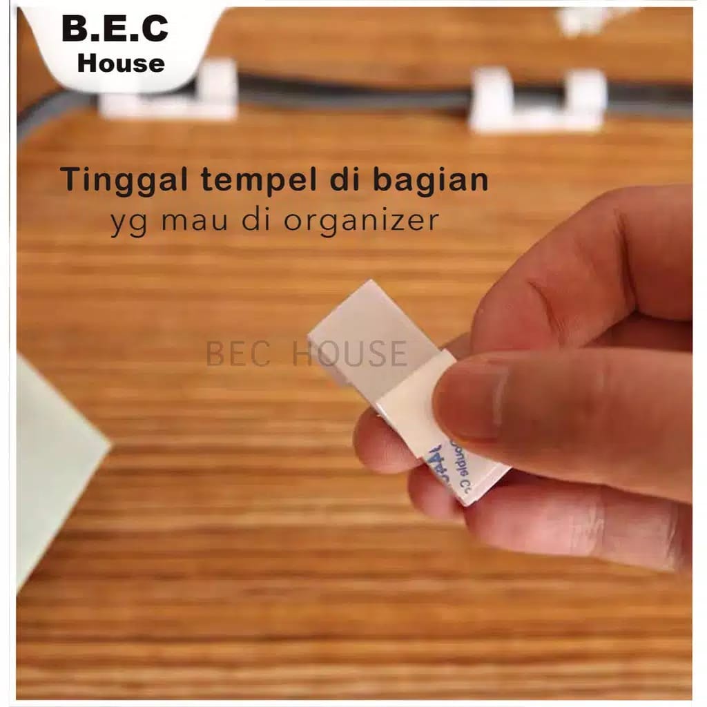 (COD)Klip Kabel Organizer Cable Clip Per pack Pengikat Kabel