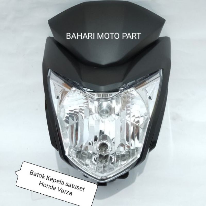 Jual Batok Kepala Satuset Lampu Reflektor Depan Honda Verza Sudah Sama Kabel Dan Bohlam Kualitas