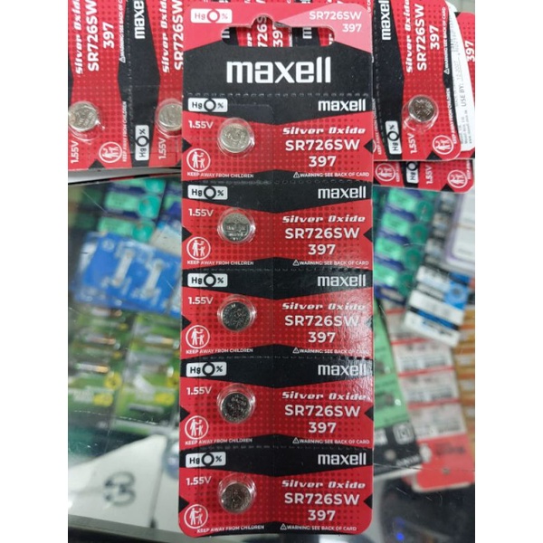 BATERAI JAM MAXELL 726 397 SR726SW ORIGINAL