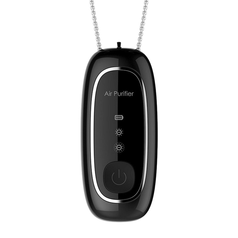 Upgraded Wearable Air Purifier Necklace Mini Personal Portable Air Freshener Ionizer