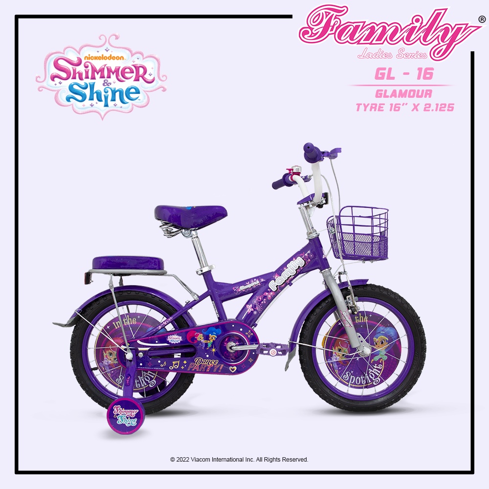 Sepeda Anak Roda Dua Family Mini Glamour 16 inch