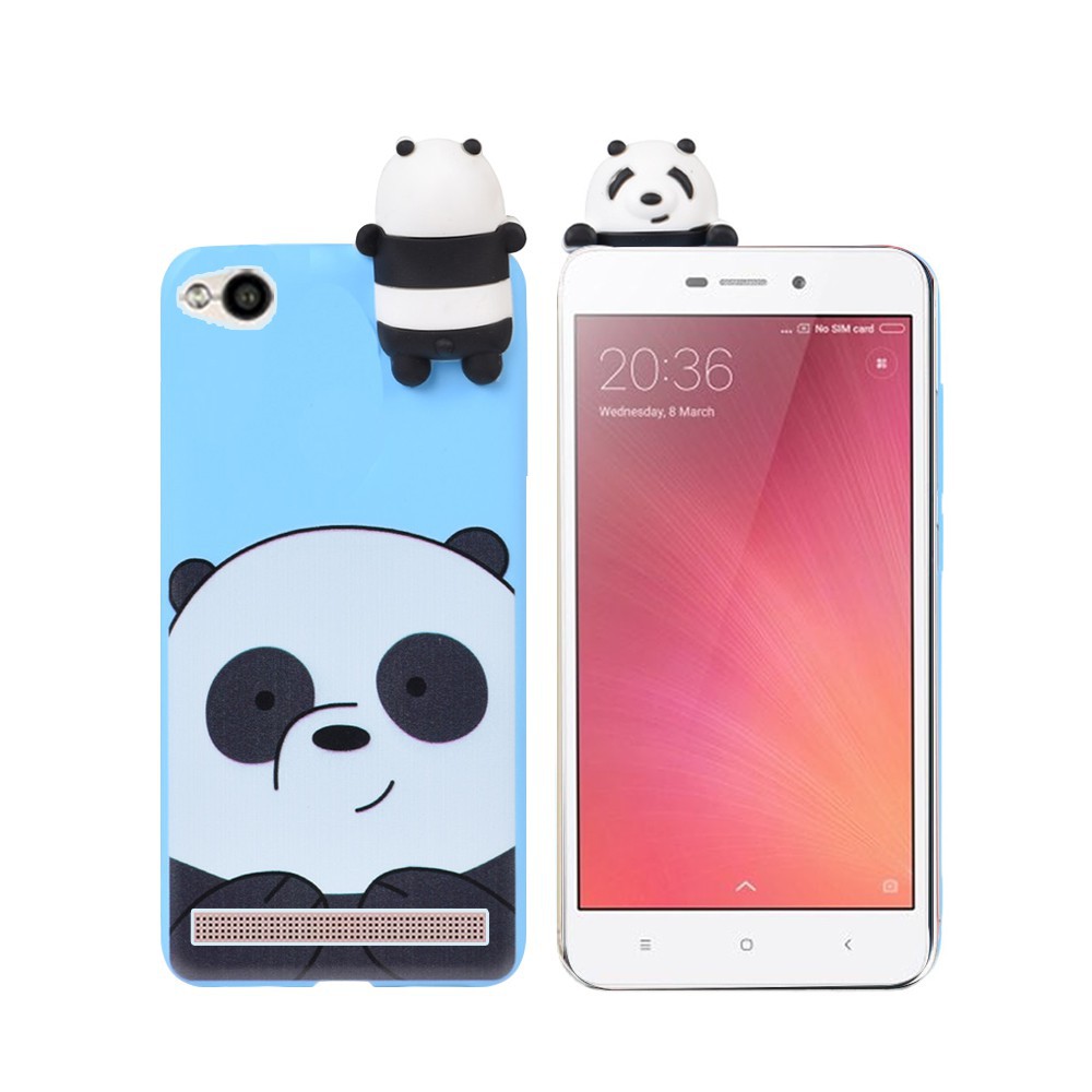 Case Xiaomi Karakter Redmi 4A Redmi 5A Doraemon Panda Unicorn Ice Bear Grizzly Termurah