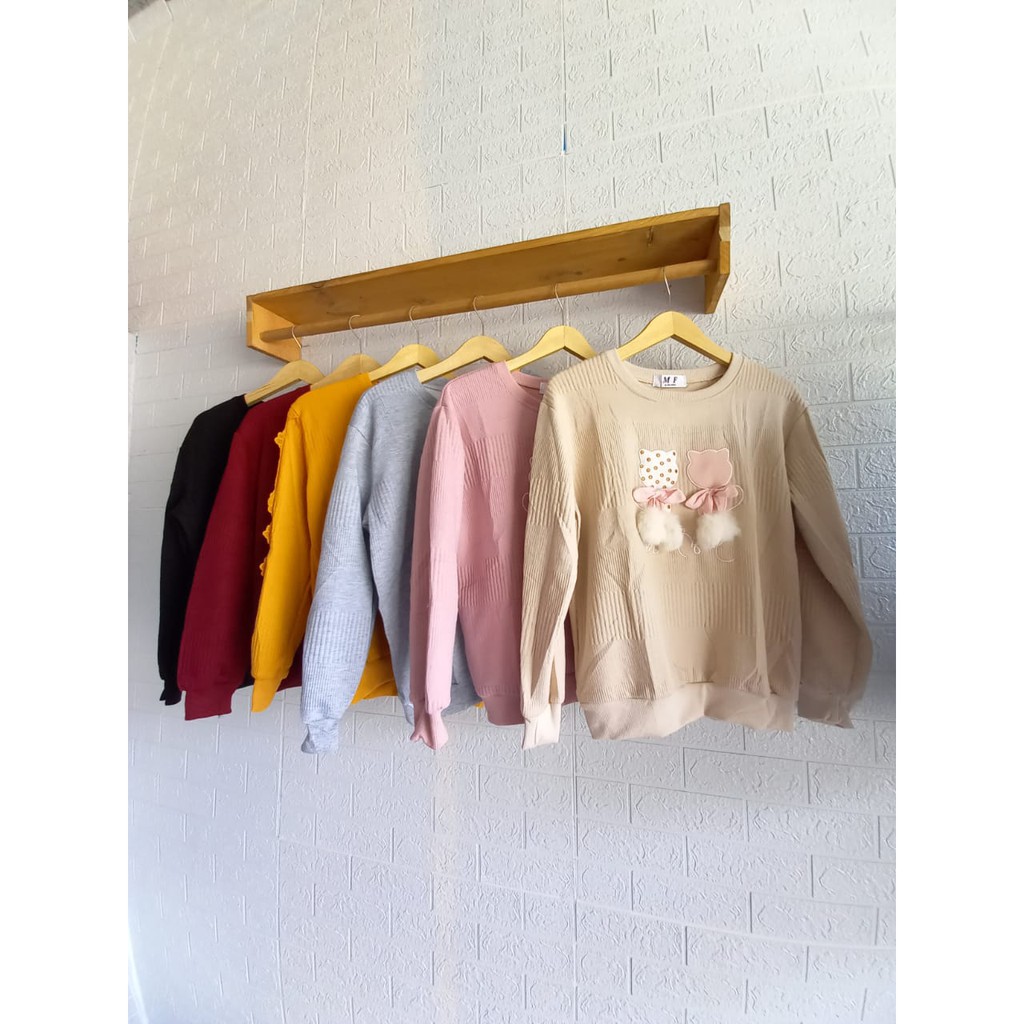 Sweater Wanita Bahan Rajut SEA Sweater