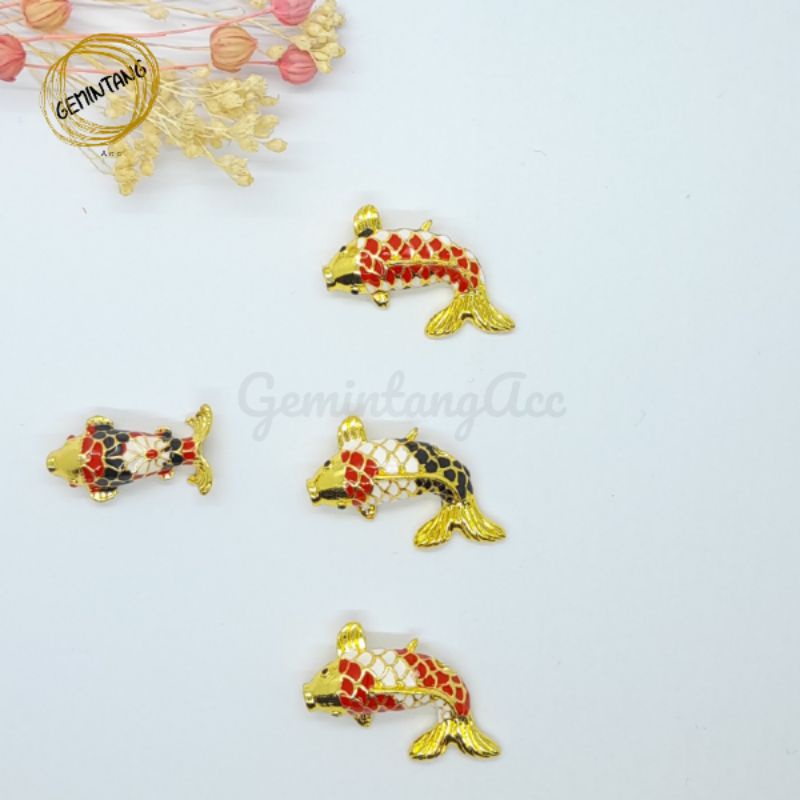 Liontin Gelang Ikan Koi Charm Gelang Tali Ornament Xuping Model Ikan Koi