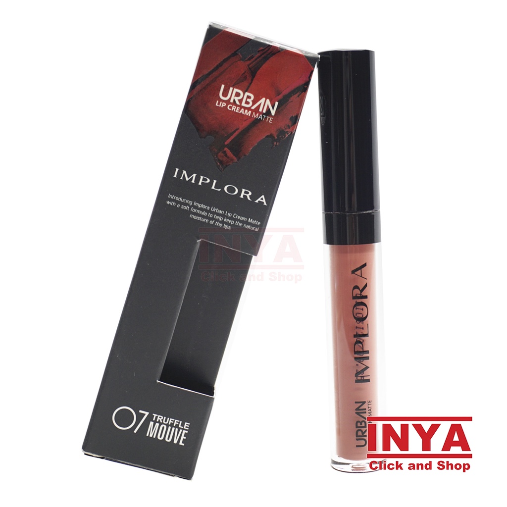 IMPLORA URBAN LIP CREAM MATTE 07 TRUFFLE MOUVE 2.9gr