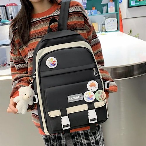 Tas ransel cewek perempuan wanita terbaru keren Tas gendong sekolah TR097-2