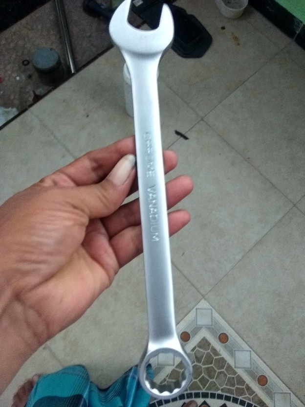 Kunci Ring Pas 17 19 21 22 Mm Hd Satin Crv Chrome Vanadium Kunci Baut