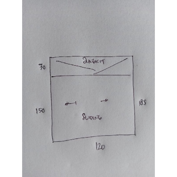 Kusen jendela sliding aluminium kaca dan casement
