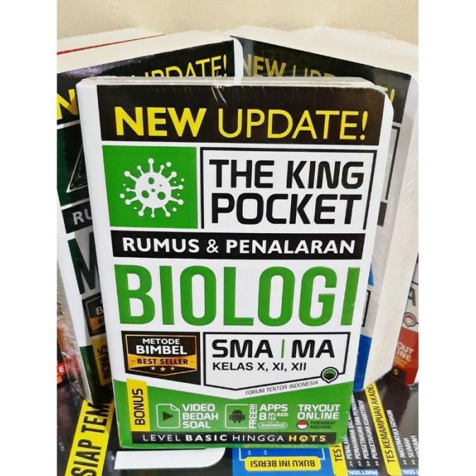 

BUKU NEW UPDATE THE KING POCKET BIOLOGI SMA Kls X,XI,XII