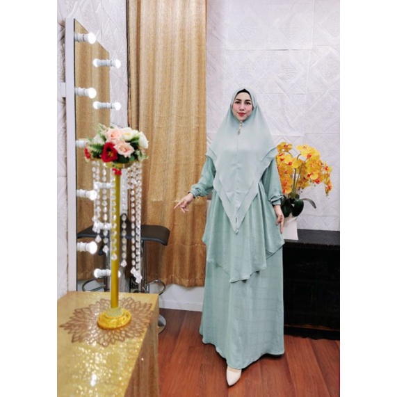 Mariza homedress set syari azzahra syari