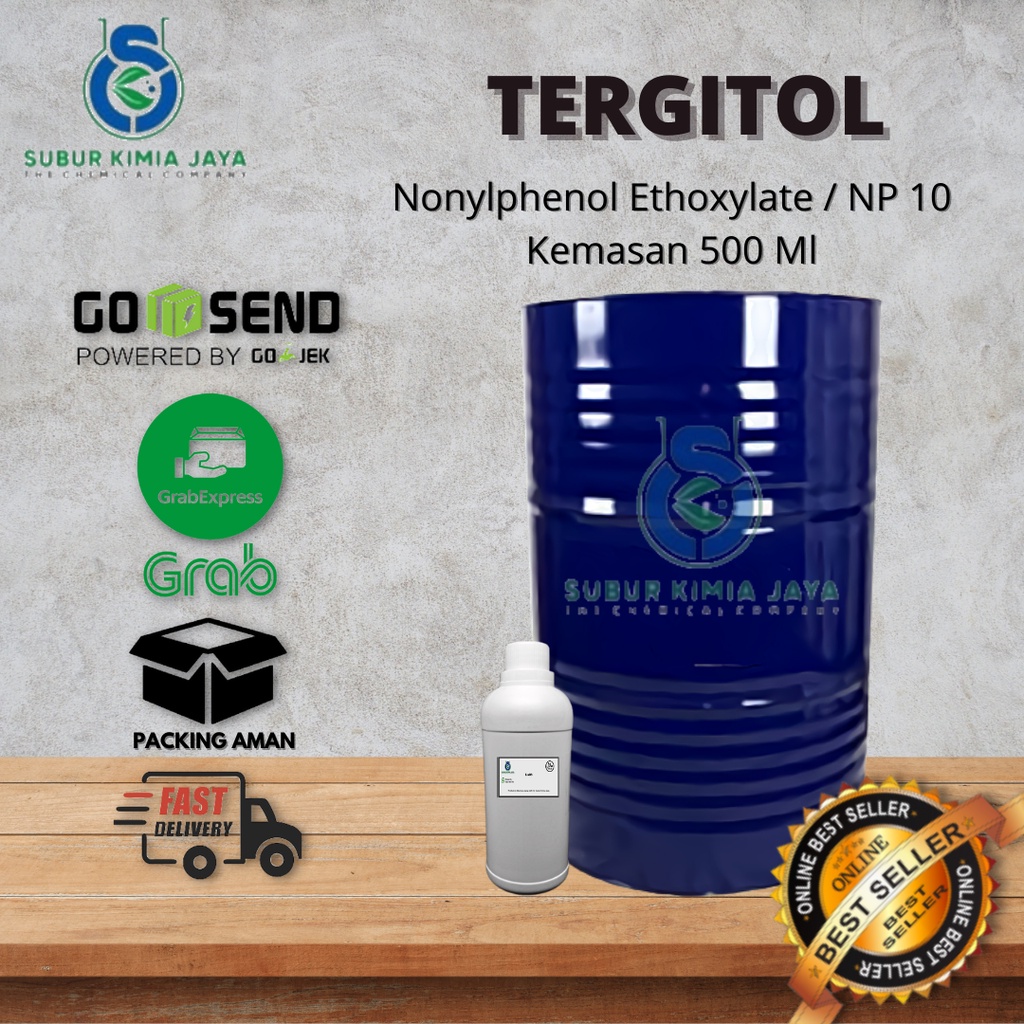 

NP 10 / Tergitol / Nonylphenol Ethoxylate 500 ml Premium