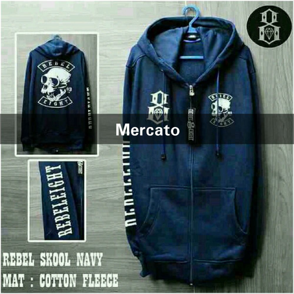 DIJUAL SWITER REBEL EIGHT SWEATER REBEL EIGHT SKULL NAVY SWITER MURAH Diskon