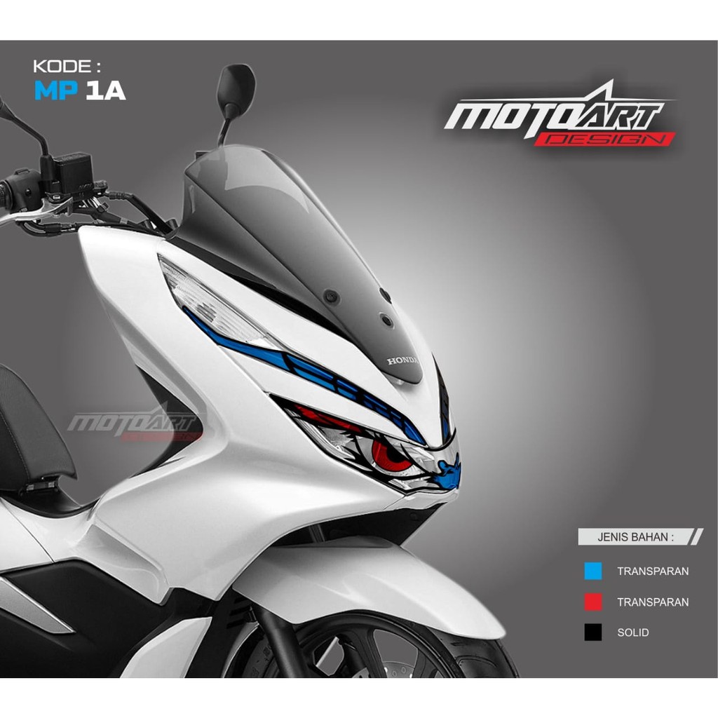 STICKER LAMPU DEPAN HONDA PCX